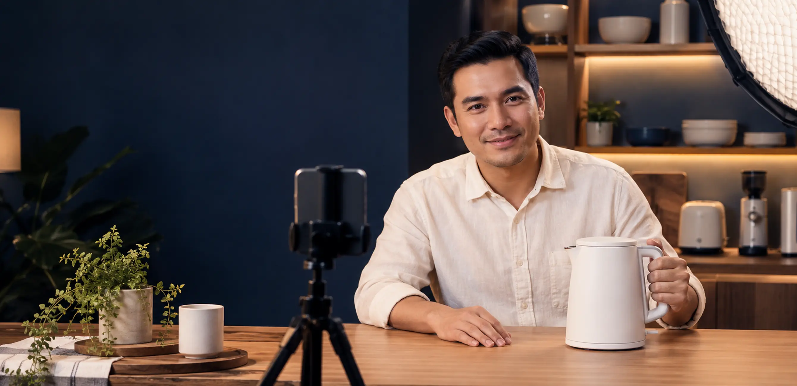 Malaysia home appliance AI host live stream presentation preview