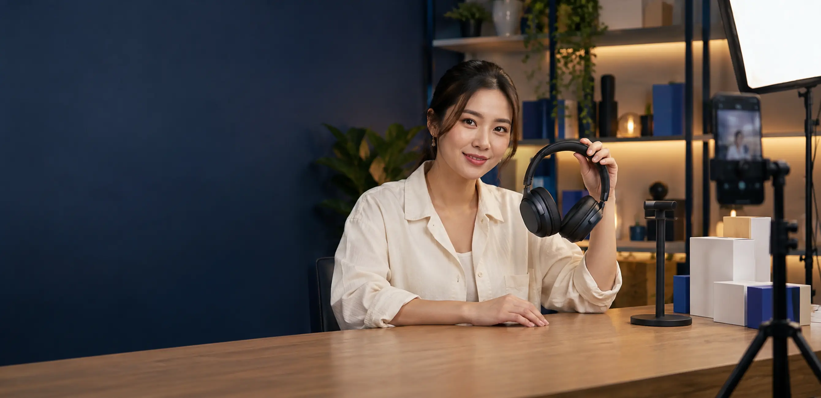 Thailand electronics AI host live stream presentation preview